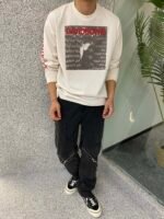 SAINT MICHAEL（セントマイケル）芸能人 激安通販 デヴィッド・ボウイ × セントマイケル STATION ロングスリーブTシャツ