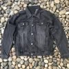 パームエンジェルス激安刺繍ブロークンベアメンズデニムジャケット