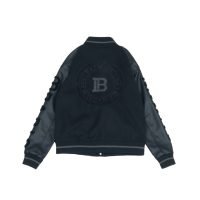 BALMAIN（バルマン）芸能人メンズジャケット、ボンバー ウール＆ テディ