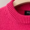 BALMAIN（バルマン）激安販売芸能人 ウィメンズ クロップド丈 ニットウェア ロゴ セーター