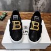 BALMAIN（バルマン）激安販売芸能人 Slip On B-Court Sneakersレザースニーカー