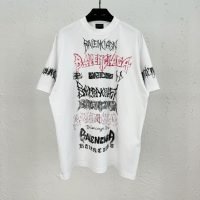 BALENCIAGA(バレンシアガ)2024新作プリント半袖Tシャツ