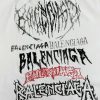 BALENCIAGA(バレンシアガ)2024新作プリント半袖Tシャツ