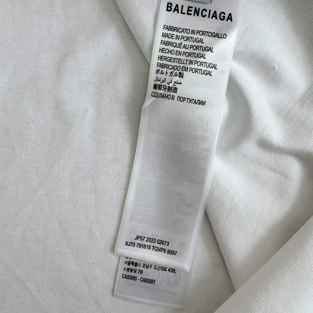 BALENCIAGA(バレンシアガ)偽物024新作プリント半袖Tシャツ