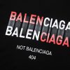 BALENCIAGA(バレンシアガ)コピーアルファベットグラフィティ半袖Tシャツ