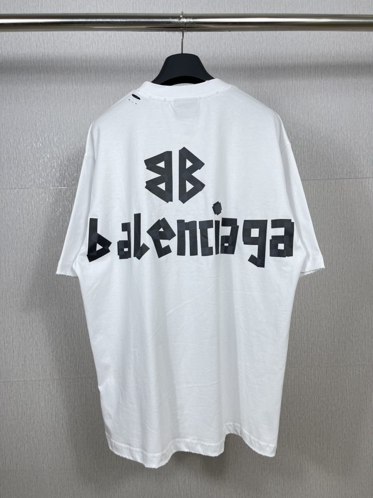 BALENCIAGA(バレンシアガ)2024新作偽物アルファベットファッション半袖Tシャツ激安通販