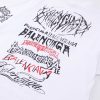 BALENCIAGA(バレンシアガ)ファッションアルファベットグラフィティ半袖Tシャツn級品