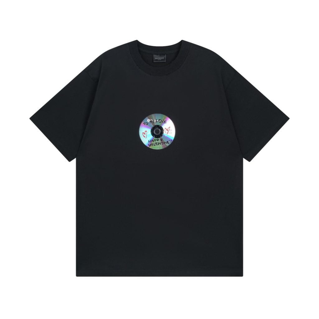 BALENCIAGA(バレンシアガ)2024新作スーパーコピーファッションプリント半袖Tシャツ