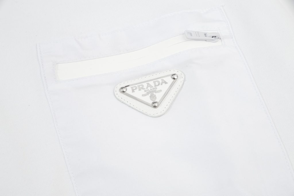 PRADA (プラ ダ) ファッション じゅんしょく半袖Tシャツ男女兼用n級品