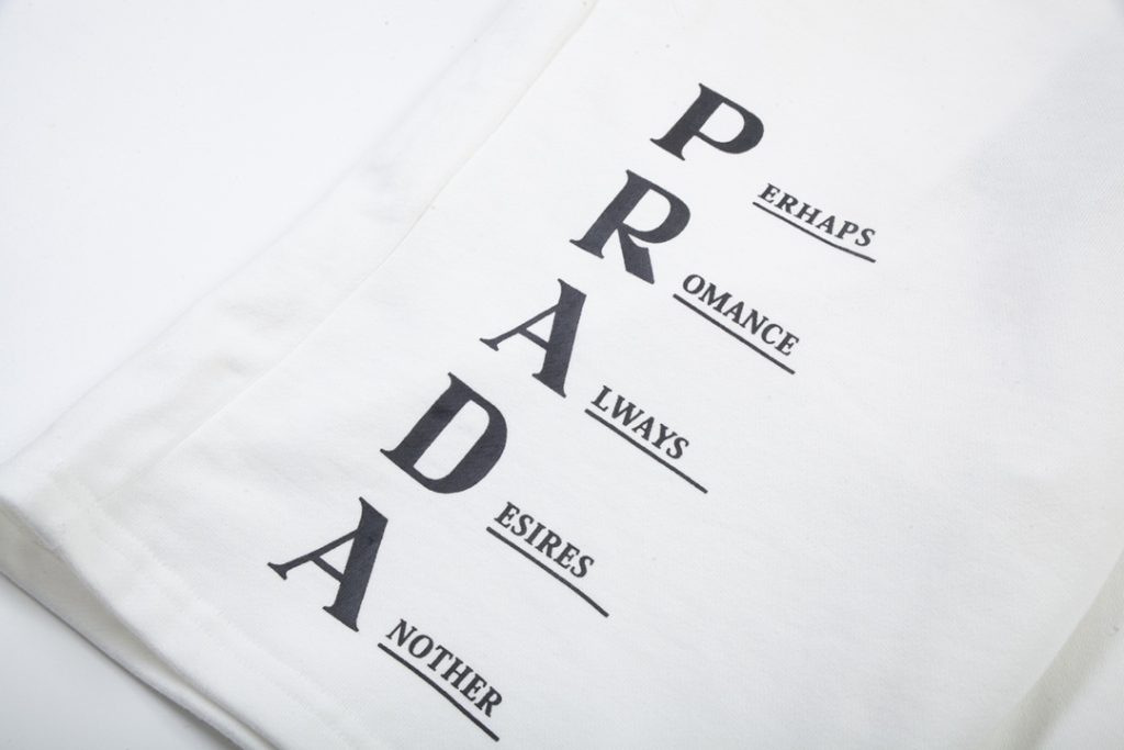 PRADA (プラ ダ)アルファベットプリント100%コットンショートパンツ快適柔らかいn級品