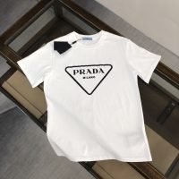 PRADA (プラ ダ) ファッション プリント半袖Tシャツコピー