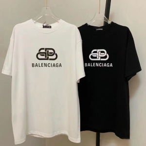 BALENCIAGA(バレンシアガ)アルファベット刺繍 男女兼用半袖Tシャツn級品