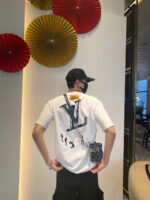 LOUIS VUITTON(ルイヴィトン) 2024新作アルファベット プリント カップルモデル半袖Tシャツコピー