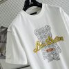 LOUIS VUITTON(ルイヴィトン)偽物クマのパターン プリント カップルモデル半袖Tシャツ激安通販