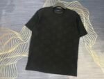 LOUIS VUITTON(ルイヴィトン)偽物ダークパターンジャカード半袖Tシャツ激安通販