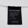 BALENCIAGA(バレンシアガ)2024春新作黒と白のパウダープリントラウンドネック半袖