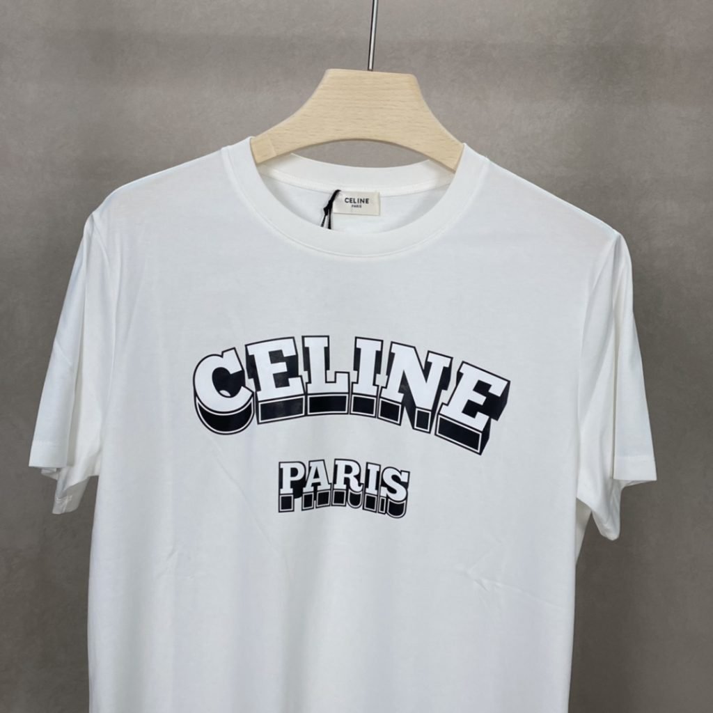 CELINE(セリーヌ)偽物万能なコットン生地PARISアルファベットプリント男女兼用激安通販