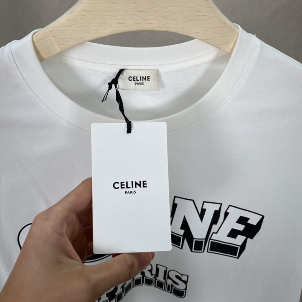 CELINE(セリーヌ)偽物万能なコットン生地PARISアルファベットプリント男女兼用激安通販