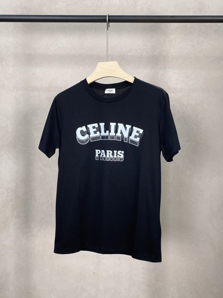 CELINE(セリーヌ)偽物万能なコットン生地PARISアルファベットプリント男女兼用激安通販