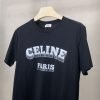 CELINE(セリーヌ)偽物万能なコットン生地PARISアルファベットプリント男女兼用激安通販