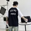 CELINE(セリーヌ)人気 偽物アルファベットプリントラウンドネック半袖 Tシャツ激安通販