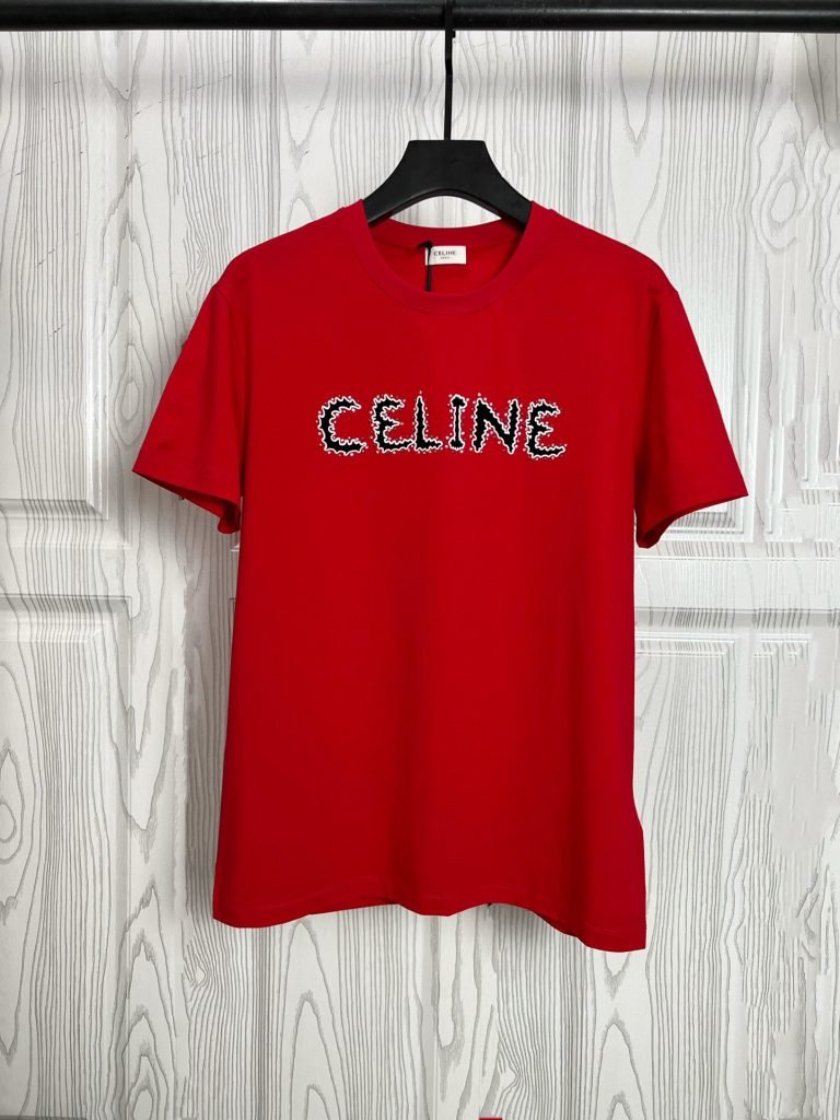 CELINE(セリーヌ)高密双股丝光棉半袖Tシャツスーパーコピー