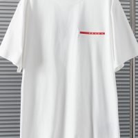 PRADA(プラダ )2024新作輸入綿100%生地ラウンドネック半袖Tシャツ n級品