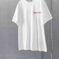 PRADA(プラダ )2024新作輸入綿100%生地ラウンドネック半袖Tシャツ n級品