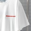 PRADA(プラダ )2024新作輸入綿100%生地ラウンドネック半袖Tシャツ n級品