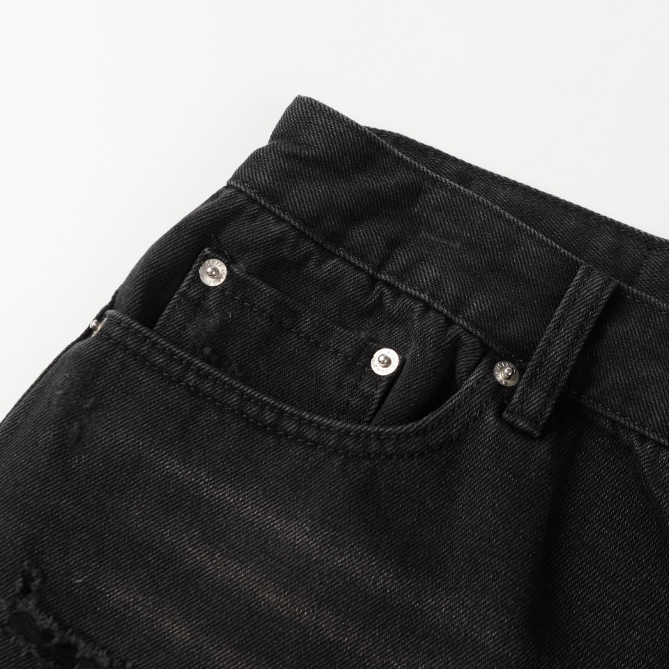 BALENCIAGA(バレンシアガ)2024新作人気のブラックデニムショートパンツn級品