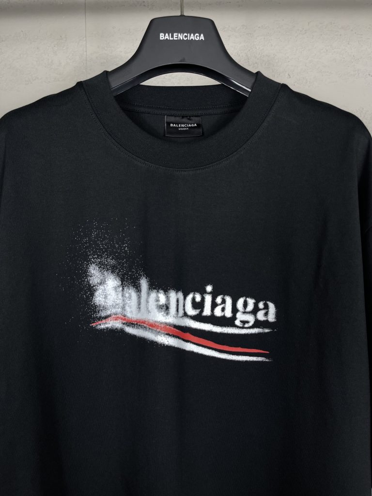 BALENCIAGA(バレンシアガ)輸入素材プリント ロゲ グラフィティ半袖Tシャツ