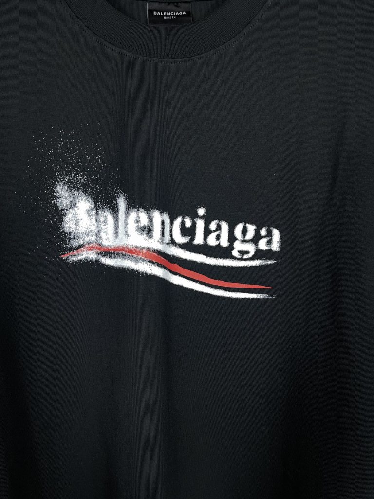 BALENCIAGA(バレンシアガ)輸入素材プリント ロゲ グラフィティ半袖Tシャツ