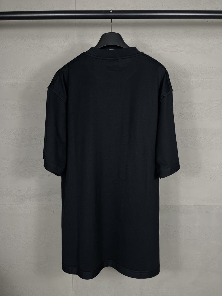 BALENCIAGA(バレンシアガ)2024春夏新作アルファベットプリントロゲラウンドネック半袖n級品