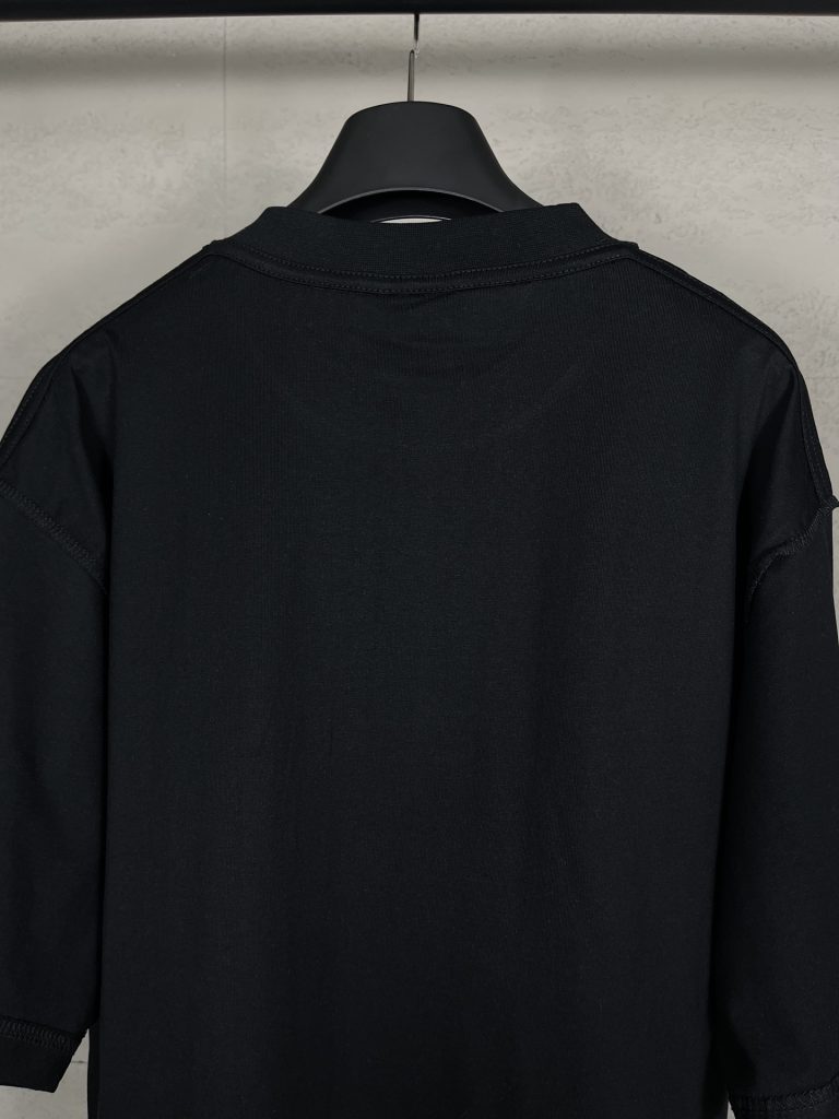 BALENCIAGA(バレンシアガ)2024春夏新作アルファベットプリントロゲラウンドネック半袖n級品