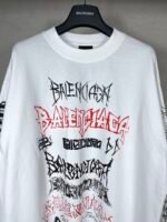 BALENCIAGA(バレンシアガ)2024ドラゴン年 限定プリント長袖Tシャツコピー