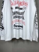 BALENCIAGA(バレンシアガ)2024ドラゴン年 限定プリント長袖Tシャツコピー