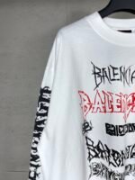 BALENCIAGA(バレンシアガ)2024ドラゴン年 限定プリント長袖Tシャツコピー