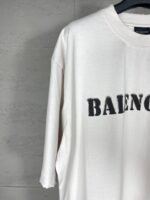 BALENCIAGA(バレンシアガ)2024春夏新作アルファベット ロゲプリント半袖Tシャツコピー