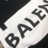 BALENCIAGA(バレンシアガ)黒と白プリントカジュアルショートパンツコピー