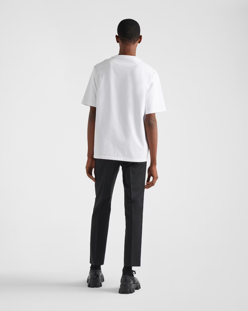 PRADA(プラダ)2024新作三角布ラベルラウンドネック半袖 コピー|スーパーコピーn級優良店 4 PRADA(プラダ)2024新作三角布ラベルラウンドネック半袖 コピー