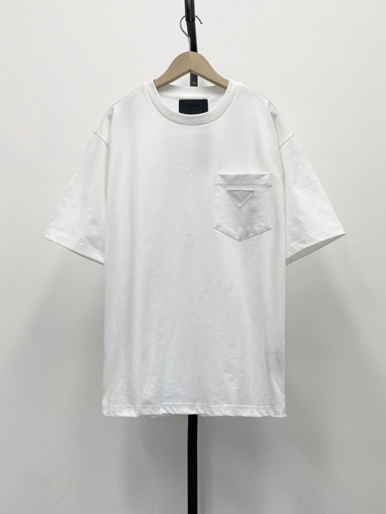 PRADA(プラダ)2024新作三角布ラベルラウンドネック半袖 コピー|スーパーコピーn級優良店 6 PRADA(プラダ)2024新作三角布ラベルラウンドネック半袖 コピー