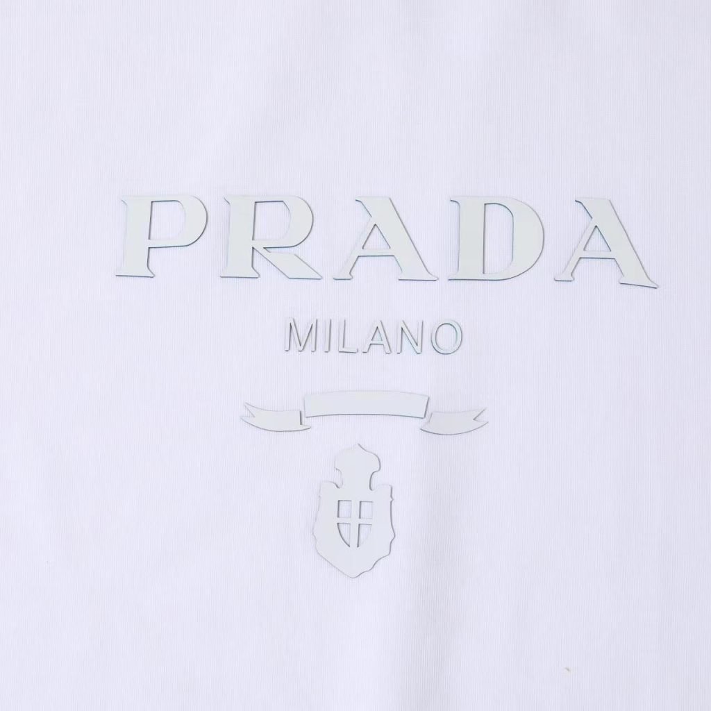 PRADA(プラダ)2024新作高品質100%コットン カップルモデル半袖Tシャツn級品