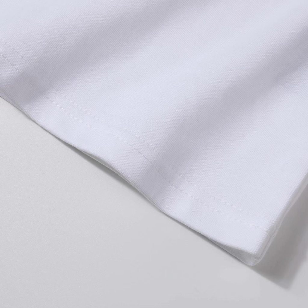 PRADA(プラダ)2024新作アルファベットプリント100%コットンラウンドネック半袖コピー