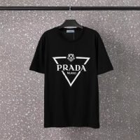 PRADA(プラダ)2024 プリントロゲ アルファベットラウンドネック半袖男女兼用コピー