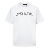 PRADA(プラダ)2024春夏新作アルファベットプリント ラウンドネック半袖Tシャツ