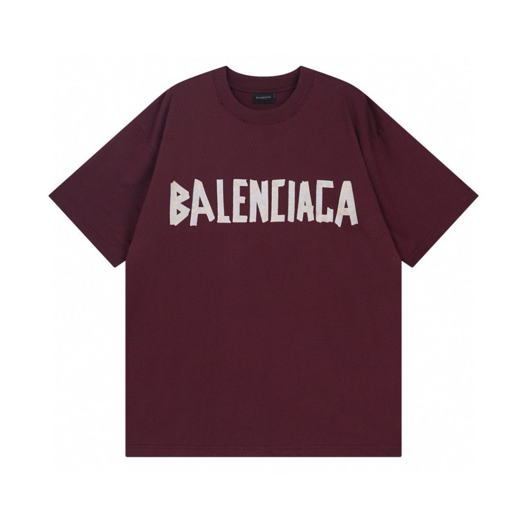 BALENCIAGA(バレンシアガ)コピー２０２４の新品のおしゃれなプリントカジュアルな半袖男女兼用