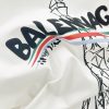 BALENCIAGA(バレンシアガ)偽物バレンシアガ最新鉄塔の波プリントレジャー半袖Ｔシャツ激安通販