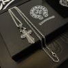 Chrome Hearts（クロムハーツ）偽物 クロスペンダント復古蛇骨ネックレス