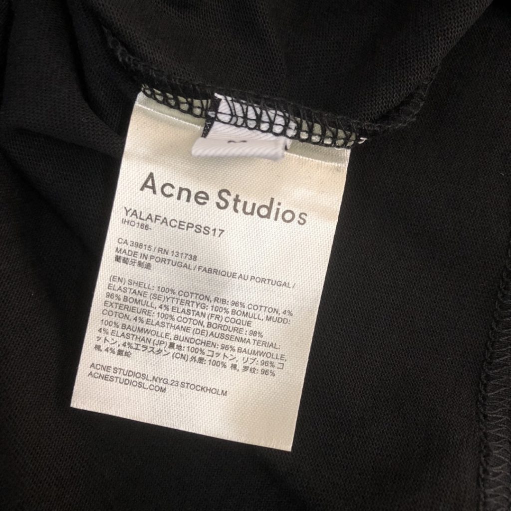 Acne Studios(アクネ ストゥディオズ)春夏新作n級品芸能人シンプルなｌｏｇｅは半袖Ｔシャツを刺繍します