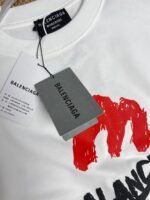 BALENCIAGA(バレンシアガ) スーパーコピー プリントアルファベットロゴカジュアルペアTシャツ 通販